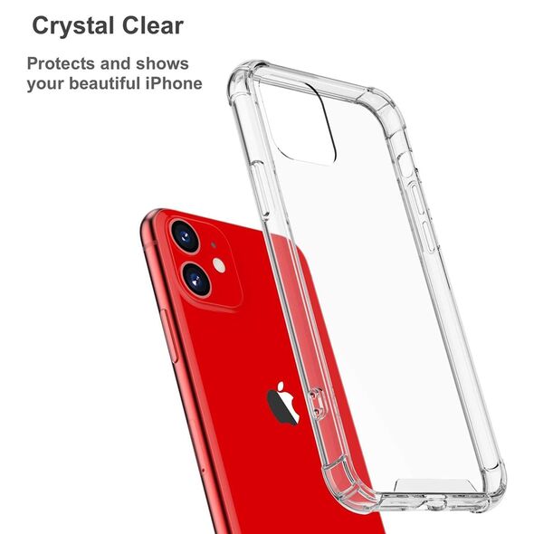 Techsuit Case for iPhone 11 - Techsuit Shockproof Clear Silicone - Clear 5949419082830 έως 12 άτοκες Δόσεις