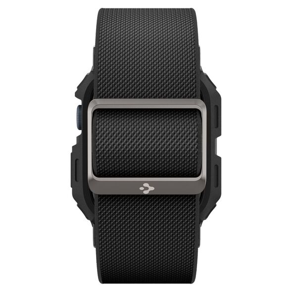 Spigen Husa pentru Apple Watch 4 / 5 / 6 / SE / SE 2 / 7 / 8 / 9 (44 / 45mm) + Curea - Spigen Lite Fit "Pro" - Matte Black 8809896754118 έως 12 άτοκες Δόσεις