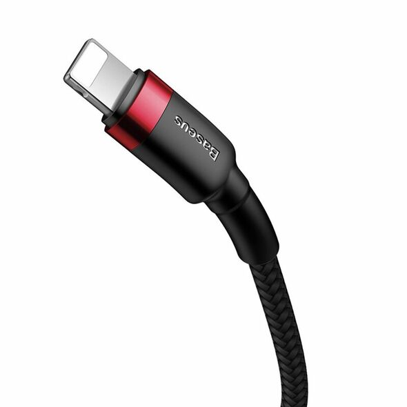 Baseus - Cafule Cable Type-C to iPhone PD 18W 1m - Red Black 6953156297456 έως 12 άτοκες Δόσεις