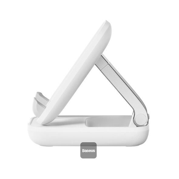 Baseus Adjustable and Foldable Phone Holder - Baseus Seashell Series (B1055551500211-00) - Moon White 6932172630201 έως 12 άτοκες Δόσεις