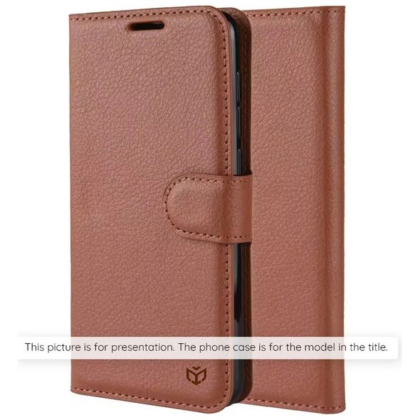 Techsuit Case for Samsung Galaxy S24 FE - Techsuit Leather Folio - Brown 5949419201835 έως 12 άτοκες Δόσεις