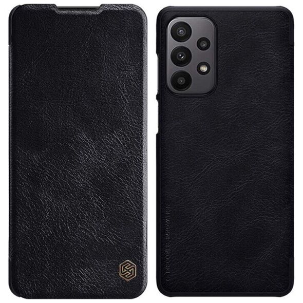 Nillkin Case for iPhone 16 Pro - Nillkin Qin Prop Leather Case - Black 6902048281967 έως 12 άτοκες Δόσεις