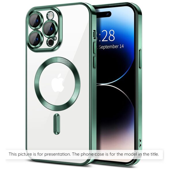 Techsuit Case for iPhone 16 Plus - Techsuit Luxury Crystal MagSafe - Deep Green 5949419222113 έως 12 άτοκες Δόσεις