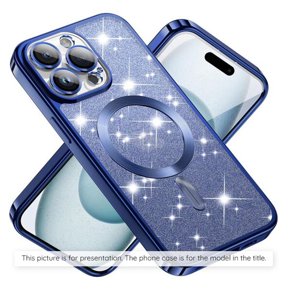 Techsuit Case for iPhone 16 - Techsuit Luxury Glitter MagSafe - Deep Blue 5949419221888 έως 12 άτοκες Δόσεις