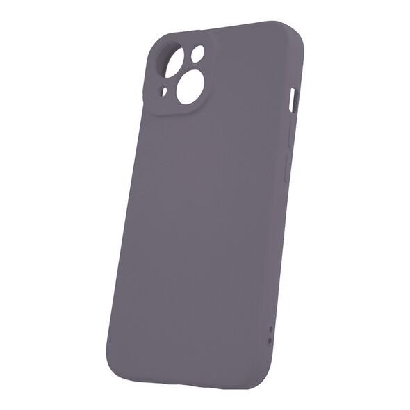 Silicon case for iPhone 15 Pro 6,1&quot; dark grey 5907457797215