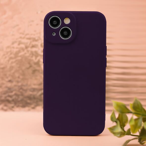 Silicon case for Samsung Galaxy S22 plum 5907457797437