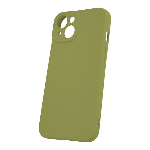 Silicon case for iPhone 15 6,1&quot; olive 5907457797710