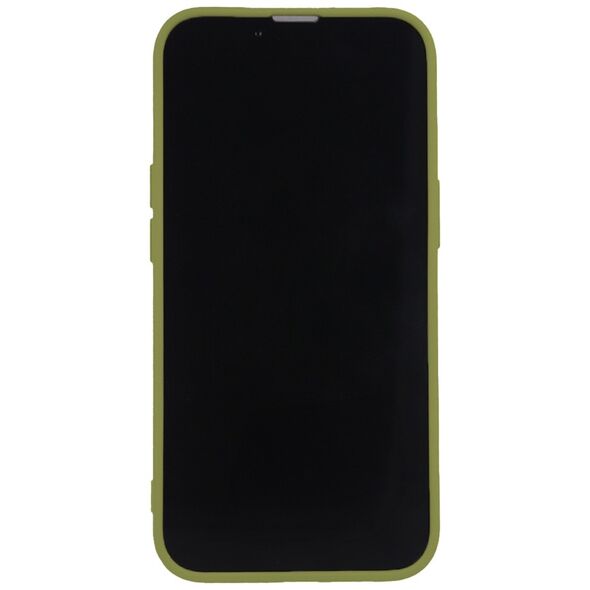 Silicon case for Samsung Galaxy S23 olive 5907457797789