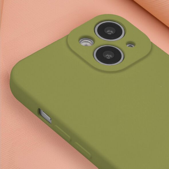 Silicon case for iPhone 16 Plus 6,7&quot; olive 5907457797840