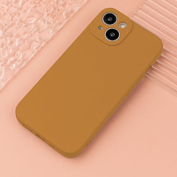 Silicon case for Samsung Galaxy A55 5G caramel 5907457798199