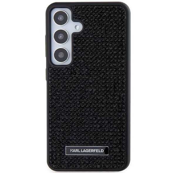 Original Case SAMSUNG GALAXY S24 Karl Lagerfeld Hardcase Rhinestone Metal Logo (KLHCS24SHDSPRK) black 3666339241872