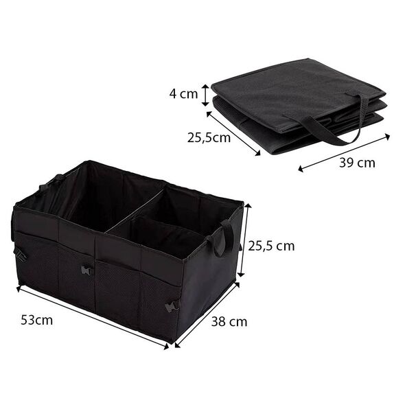 Foldable Car Trunk Organizer black 5904161139287