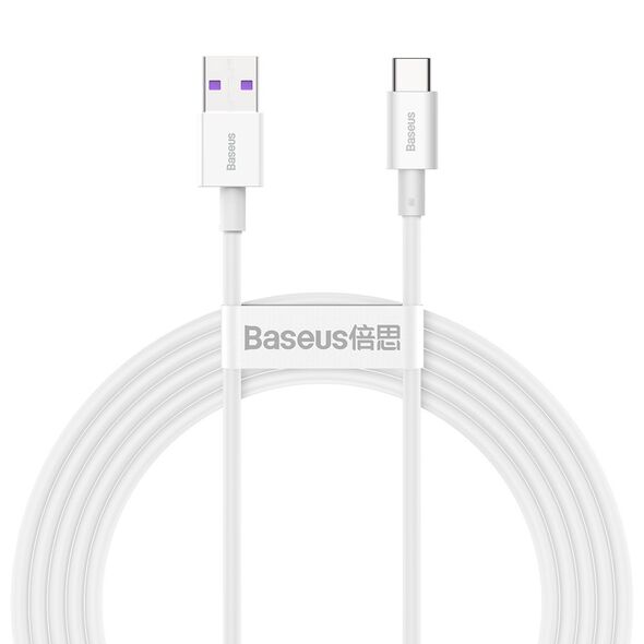 Baseus Superior cable USB - USB TypeC 66 W 6A 2 m White (CATYS-A02) 6953156205529