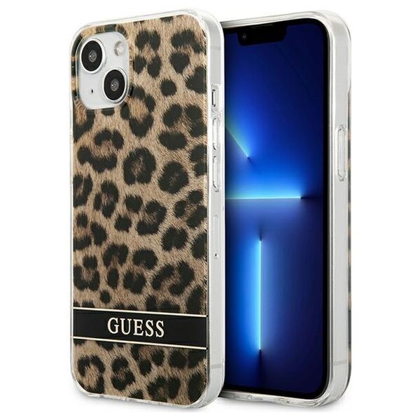 Guess GUHCP13SHSLOW iPhone 13 mini 5.4&quot; brown/brown hardcase Leopard 3666339047368