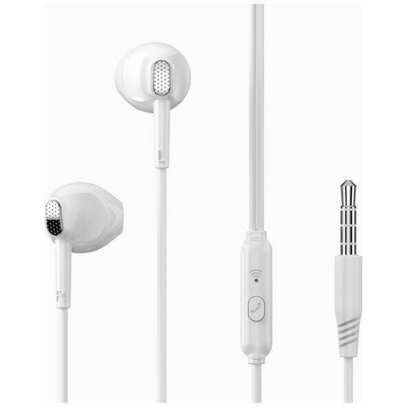 XO wired earphones EP52 jack 3,5mm white 6920680826667