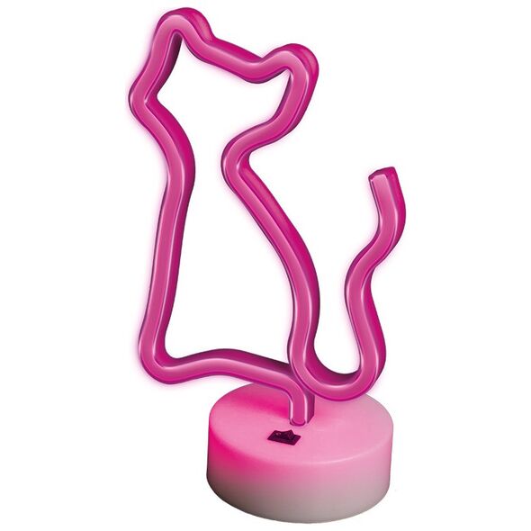 Neon LED on a stand CAT pink FSNE02 Forever Light 5900495059444