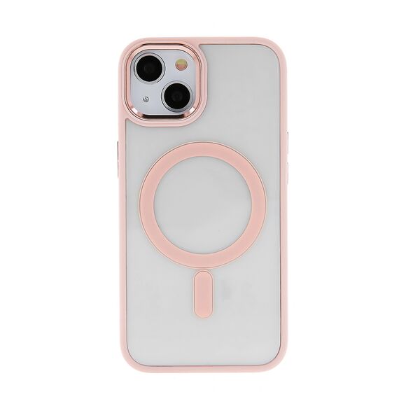 Satin Clear Mag case for iPhone 12 / 12 Pro 6,1&quot; pink 5907457714199