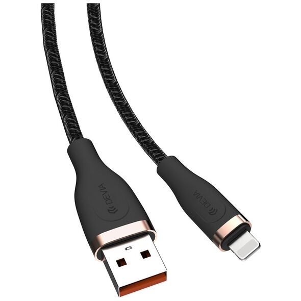 Devia cable Star EC417 USB - Lightning 1,5 m 2,4A black 6938595395437