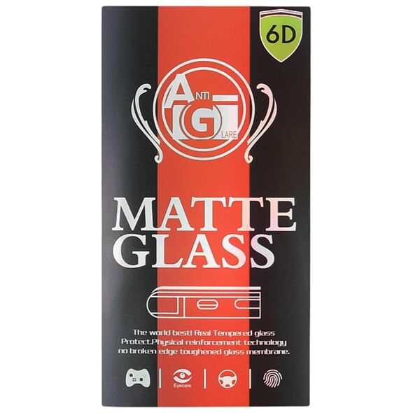 Tempered glass 6D matte for Samsung Galaxy A15 4G / A15 5G black frame 5907457723030