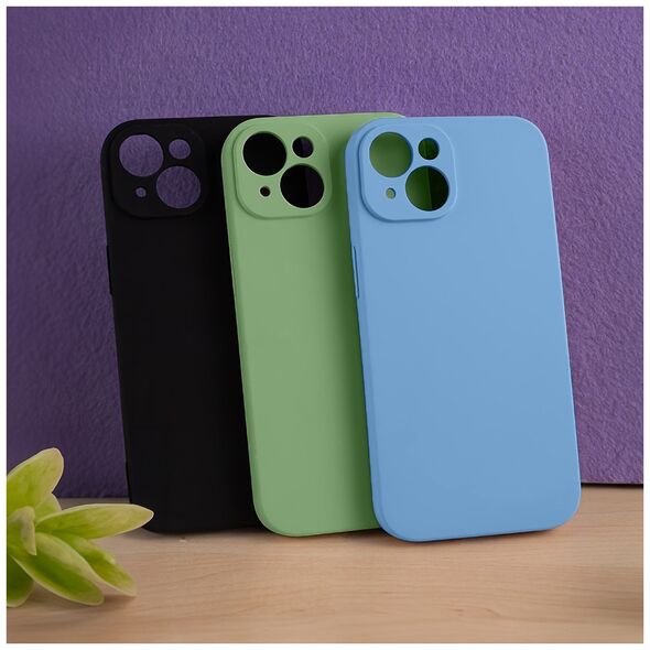 Solid Silicon case for Samsung Galaxy S24 Plus black 5907457732964