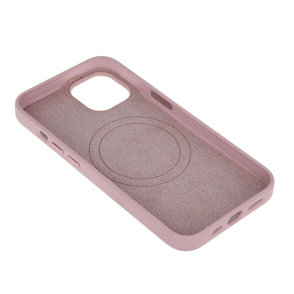 Mag Leather case for iPhone 15 Plus 6,7&quot; light pink 5907457734364