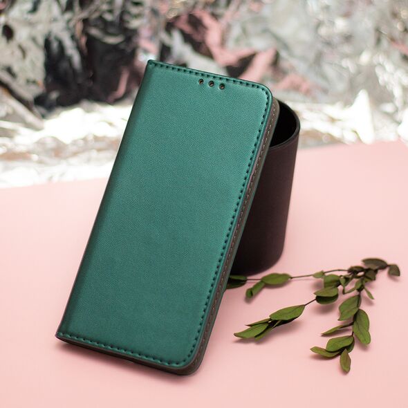 Smart Magnetic case for Motorola Moto G24 / G04 dark green 5907457761247