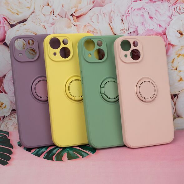 Finger Grip case for iPhone 16 Pro Max 6,9&quot; yellow 5907457782624