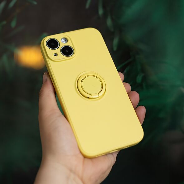 Finger Grip case for iPhone 16 Pro Max 6,9&quot; yellow 5907457782624