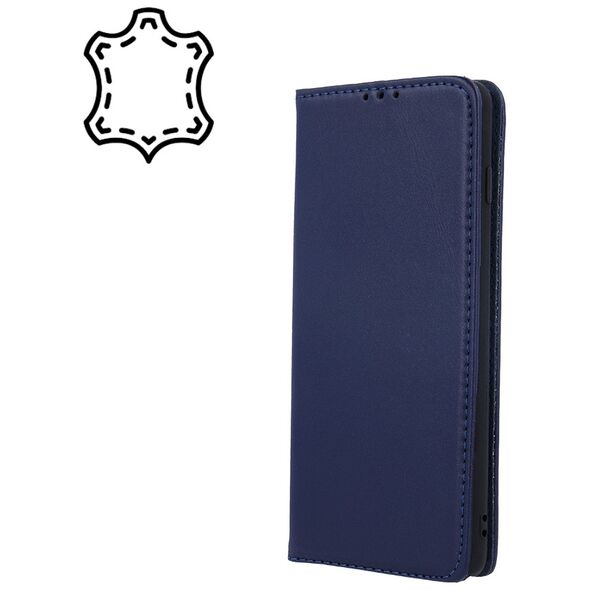 Genuine Leather Smart Pro for iPhone 16 Plus 6,7&quot; navy blue 5907457795228