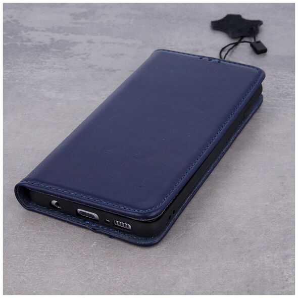 Genuine Leather Smart Pro for iPhone 16 Plus 6,7&quot; navy blue 5907457795228