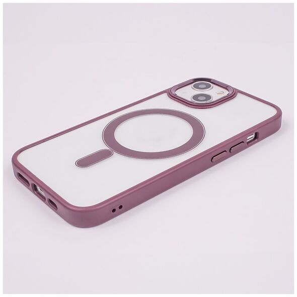 Satin Clear Mag case for iPhone 16 Plus 6,7&quot; purple 5907457788930