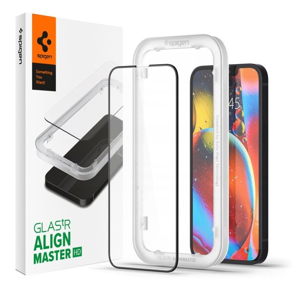 Spigen Spigen - Glas.tR Align Master - iPhone 13 / 13 Pro / 14 - Black 8809811853773 έως 12 άτοκες Δόσεις