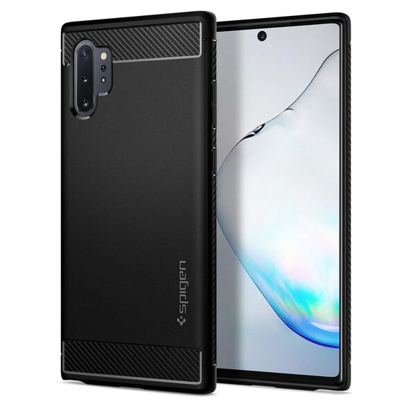 Spigen Spigen - Rugged Armor - Samsung Galaxy Note 10 Plus 4G / Note 10 Plus 5g - Black 8809671011764 έως 12 άτοκες Δόσεις