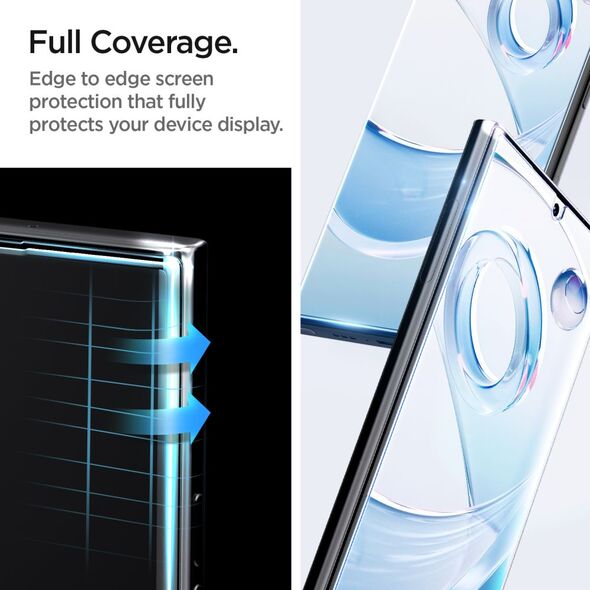 Spigen Film for Samsung Galaxy S23 Ultra - Spigen Glas.tR Platinum UV Light - Clear 8809896743013 έως 12 άτοκες Δόσεις