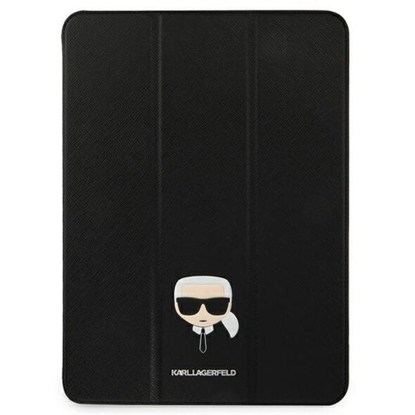 Karl Lagerfeld case for iPad 12,9&quot; Pro 2021 KLFC12OKHK Book Cover black Saffiano Karl Head 3666339030407