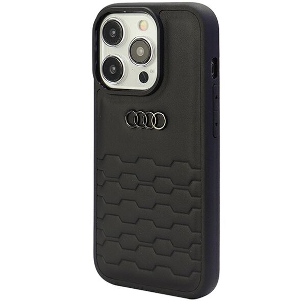 Audi case for iPhone 15 Pro Max 6,7&quot; black GT Synthetic Leather 6955250226530