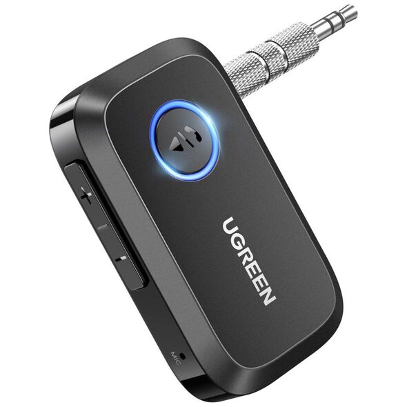 Ugreen CM596 Bluetooth 5.3 AUX sound receiver - black 6957303897483