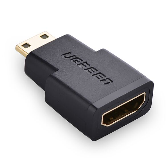 Ugreen 20101 mini HDMI (male) / HDMI (female) adapter - black 6957303821013