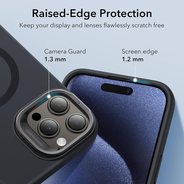 ESR Case for iPhone 15 Pro - ESR Cloud Soft HaloLock Kickstand - Black 4894240176238 έως 12 άτοκες Δόσεις