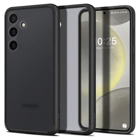 Spigen Husa pentru Samsung Galaxy S24 - Spigen Ultra Hybrid - Frost Black 8809971222310 έως 12 άτοκες Δόσεις