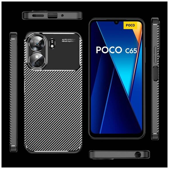 Case XIAOMI REDMI 13C / POCO C65 Armored Shockproof Nexeri Carbon Fiber black 5904161146391