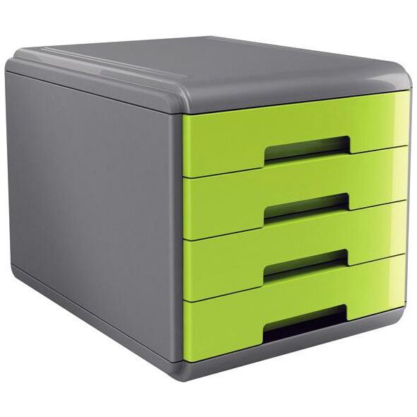 Arda Organizer MyDesk szaro-zielony, 4 szuflady szaro zielony (18P4PV)