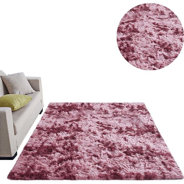 Strado Dywan Ombre Shaggy Strado 120x160 OmbreRed (Czerwony) uniwersalny