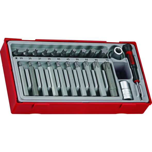 Teng Tools Zestaw 23-elementowy kluczy nasadowych 1/2'' do grotów TX (6886-0105)