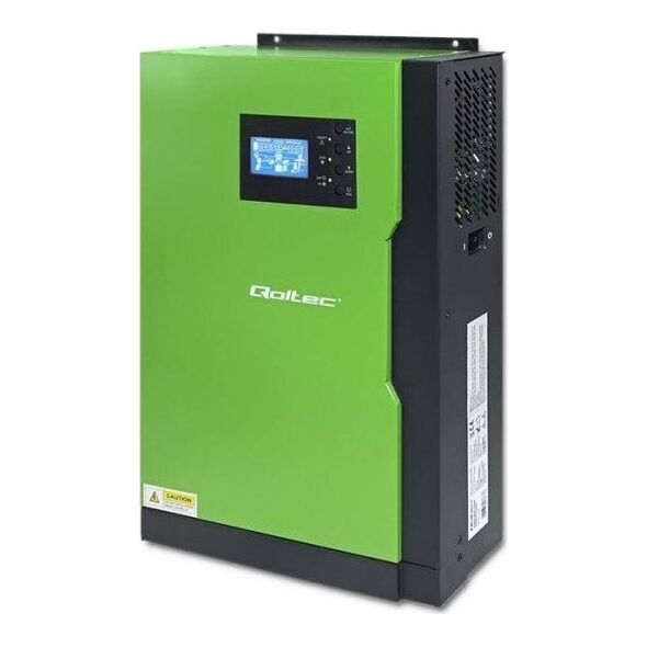 Qoltec Hybrydowy inwenter solarny Off-Grid 3,5kW | 100A | 24V | MPPT | Sinus