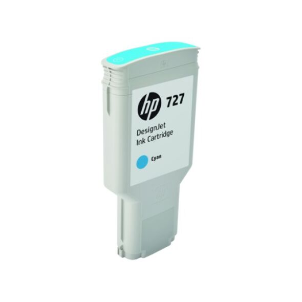 Tusz HP Błękitny wkład atramentowy HP 727 DesignJet 300 ml - F9J76A