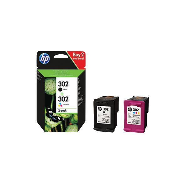 Tusz HP Toner Ink/302 Cart Combo 2-Pack (X4D37AE)