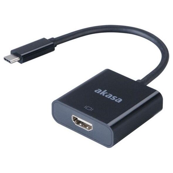 Adapter USB Akasa USB-C - HDMI Czarny  (AK-CBCA04-15BK)