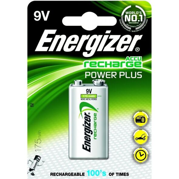 Energizer Akumulator Power Plus 9V Block 175mAh 1 szt.