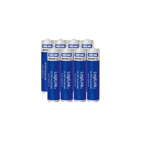 LogiLink Bateria Ultra Power AAA / R03 650mAh 8 szt.